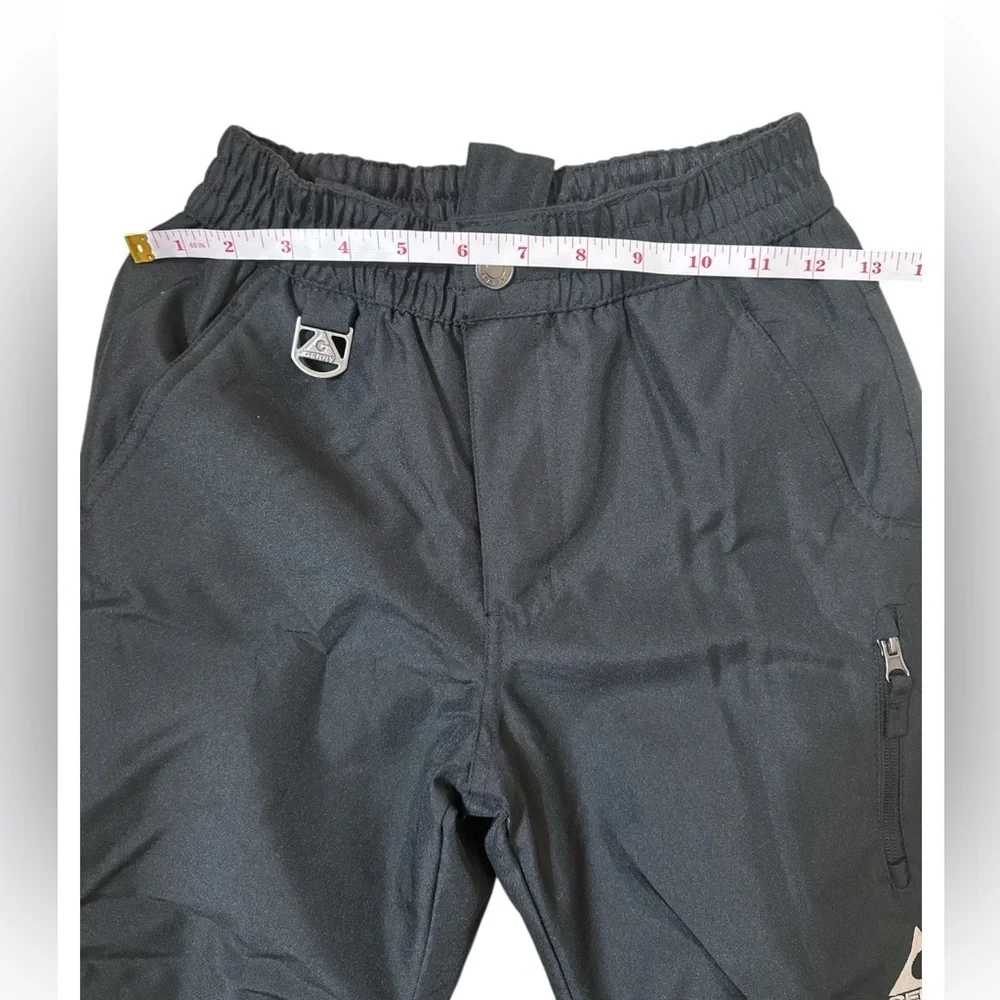 Gerry Kids Snow Pants Black Waterproof Insulated Ski Pants Size 7/8